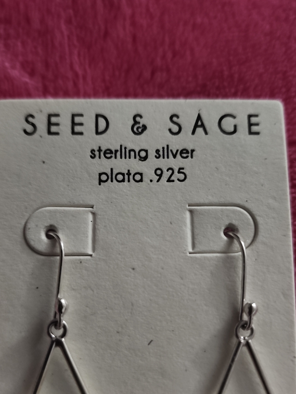 ✨️Seed & Sage Sterling Silver Multicolor Mosaic Drop Earrings/ Made In Mexico ✨️ - Picture 5 of 7